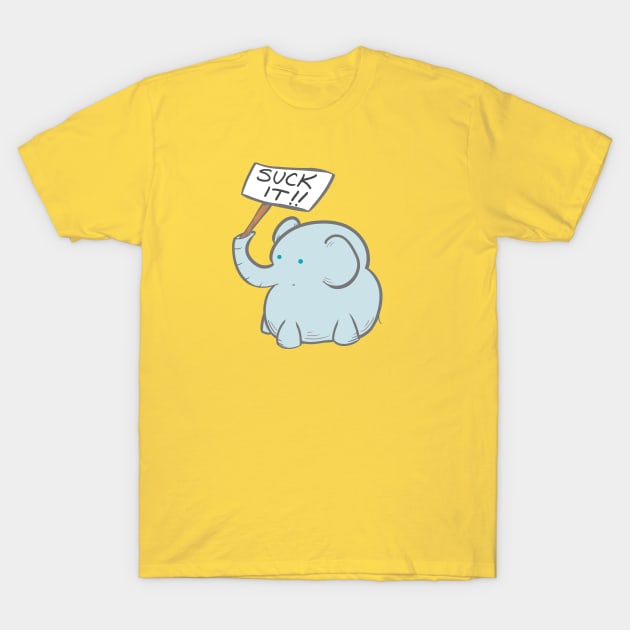 Angry Elephant T-Shirt by Fizgigs